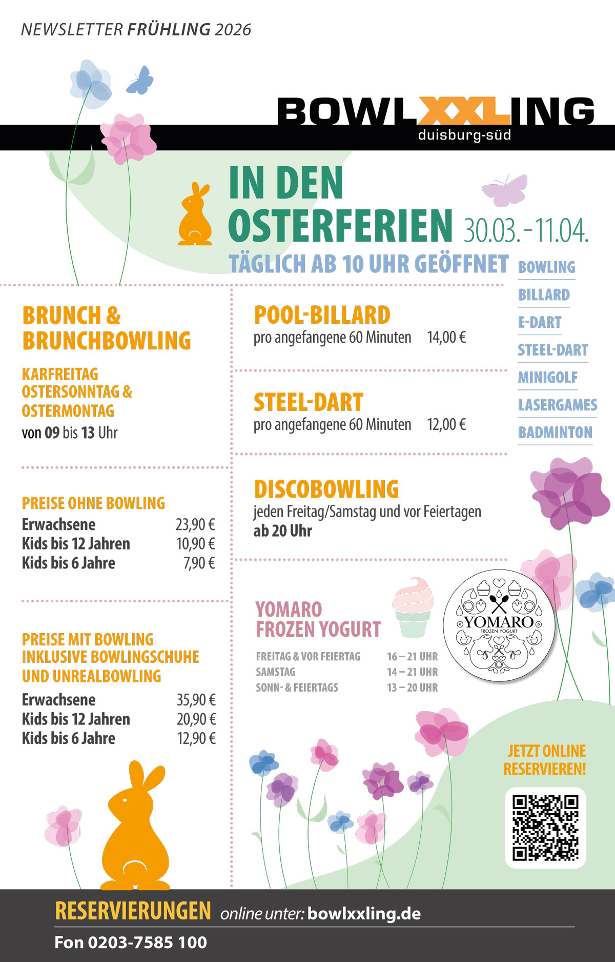 BowlXXLing Osterferien 2026